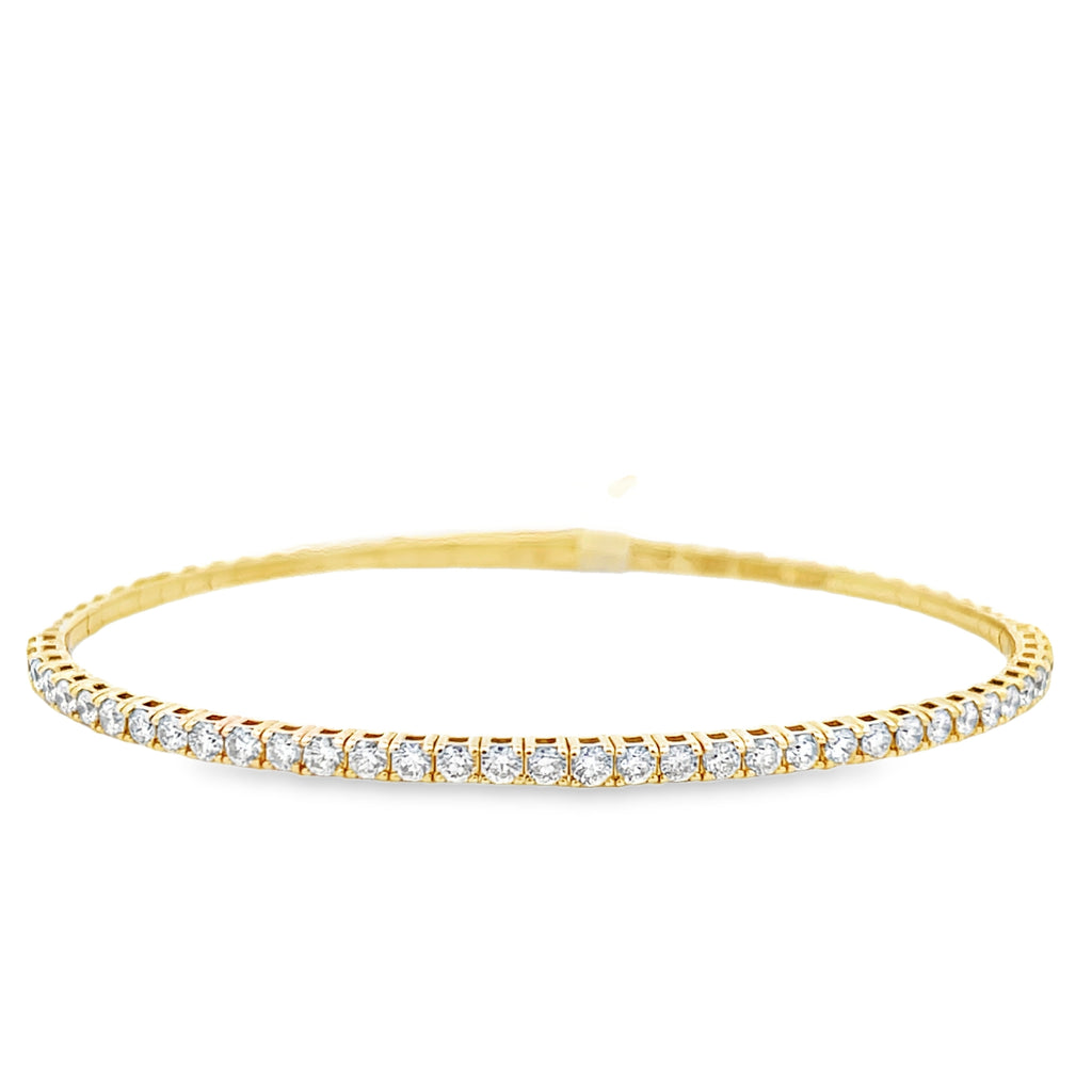 Halfway Diamond Flexi Bangle
