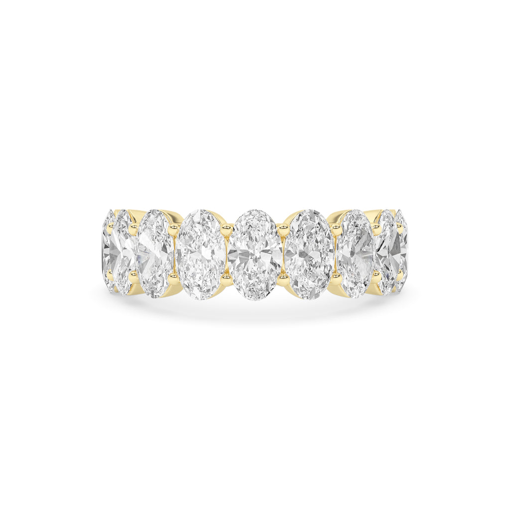 Lab-Grown Diamond Oval Wedding Band