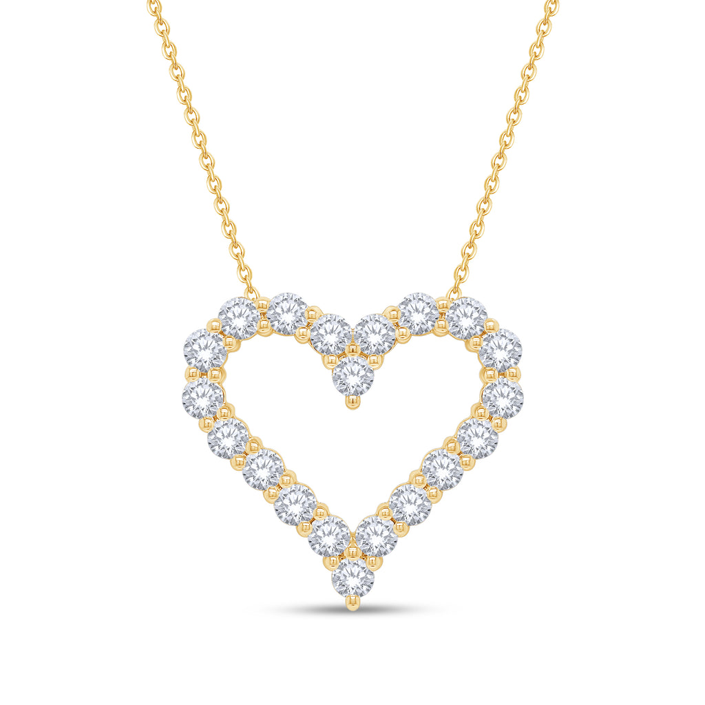 Large Heart Pendant Necklace