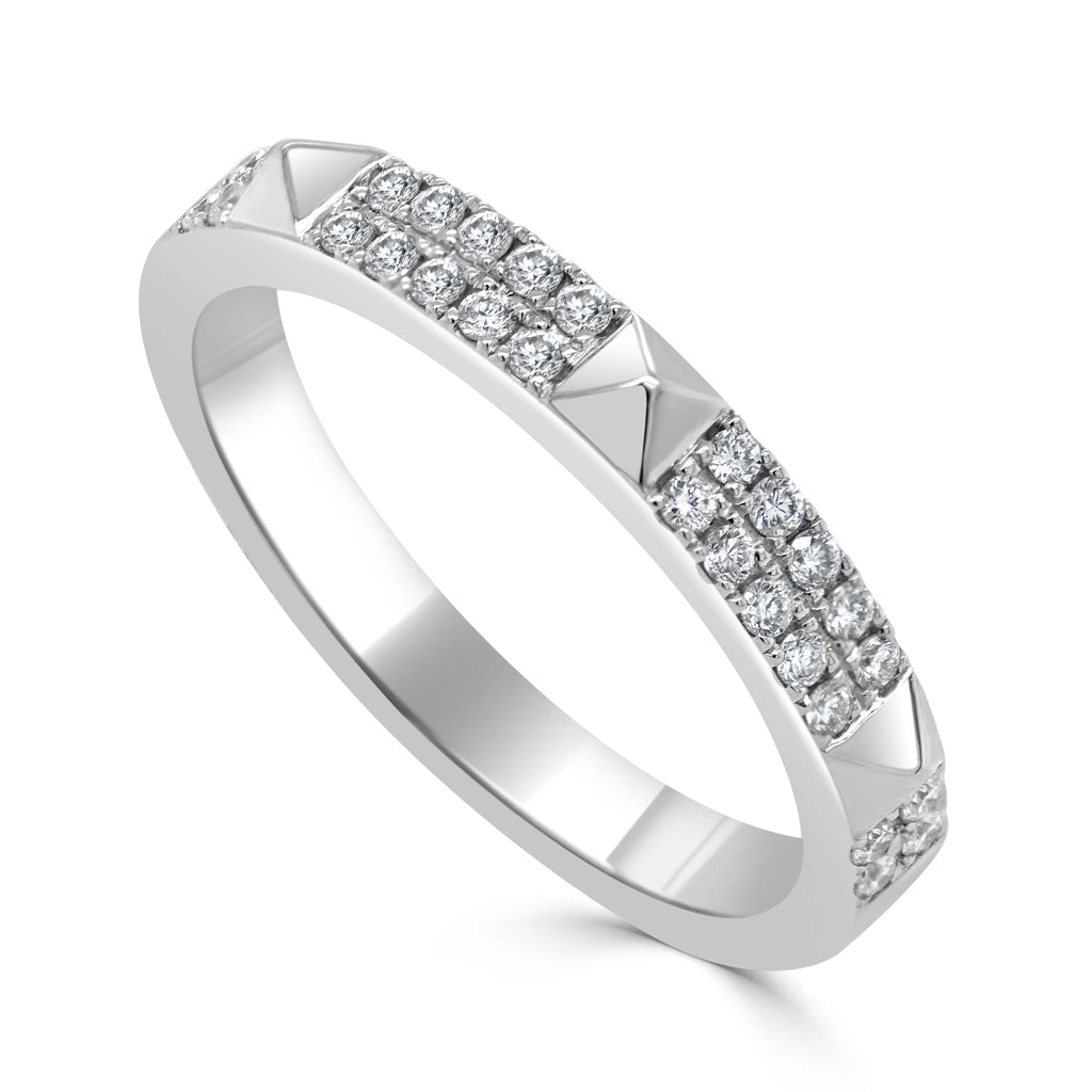 Diamond Studded Stackable Ring