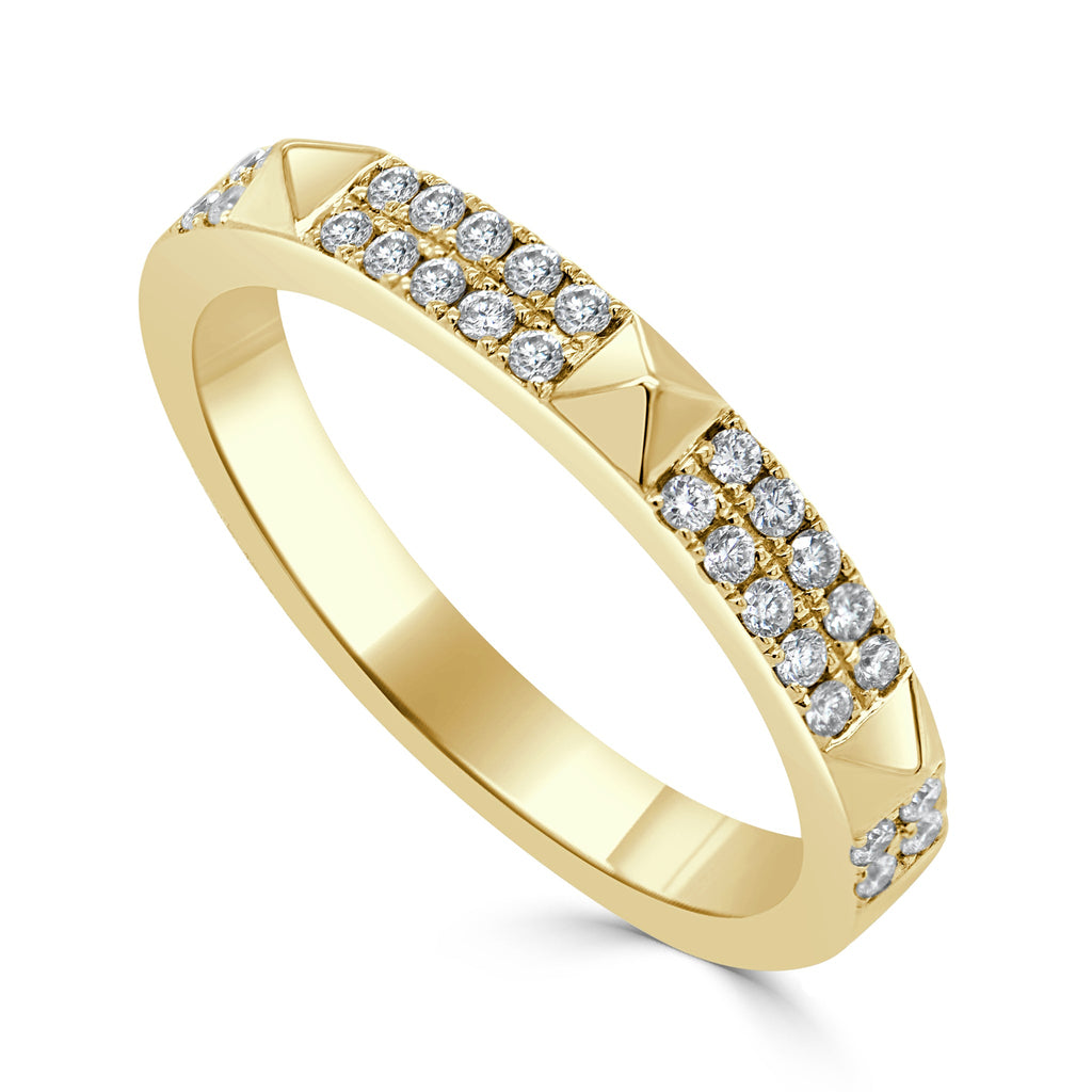 Diamond Studded Stackable Ring