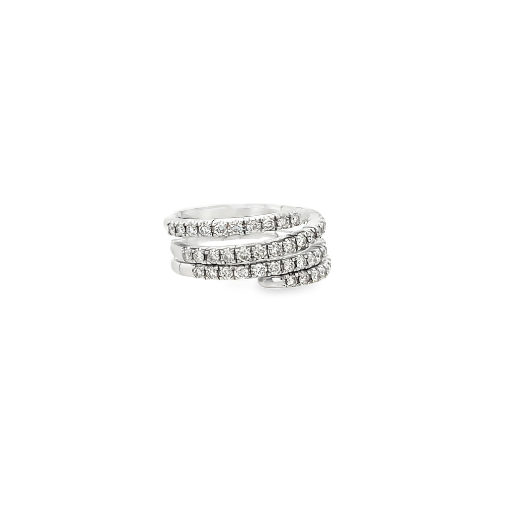 Flexi Pave Spiral Ring