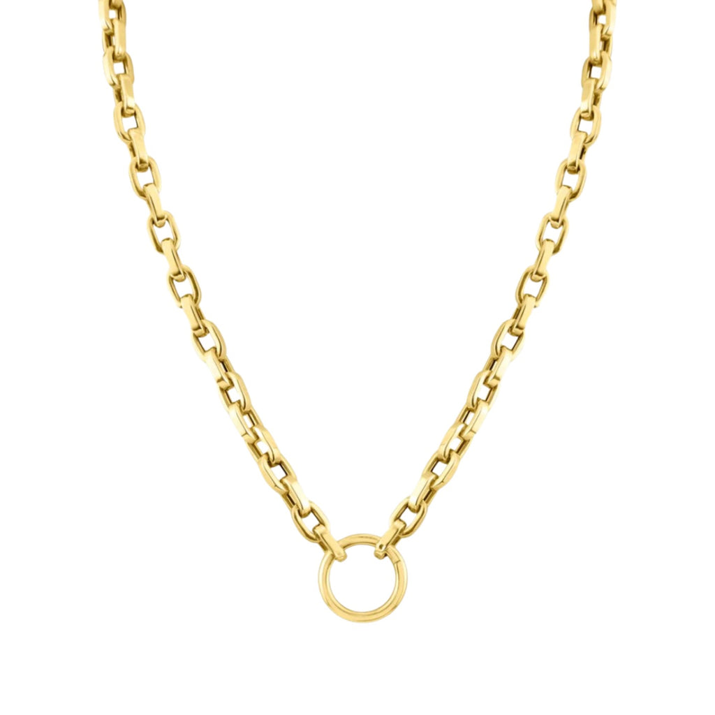 Chain Link Loop Necklace