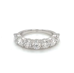 7 Stone Round Lab-Grown Diamond Band