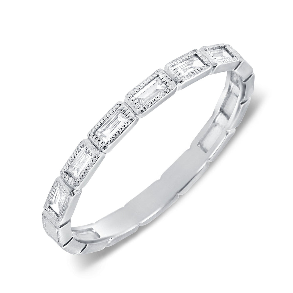 Art Deco East/West Baguette Diamond Ring