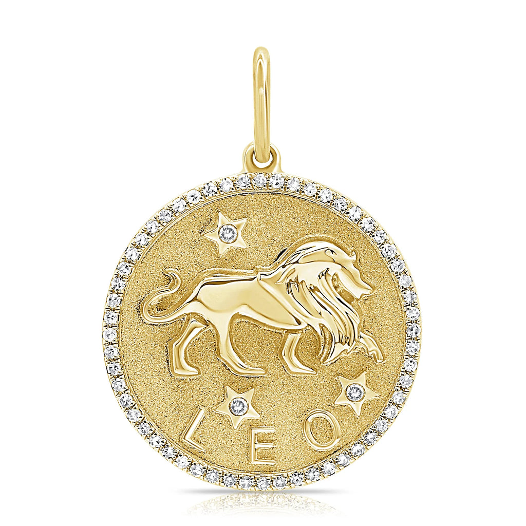 Diamond & Zodiac Disc Charm