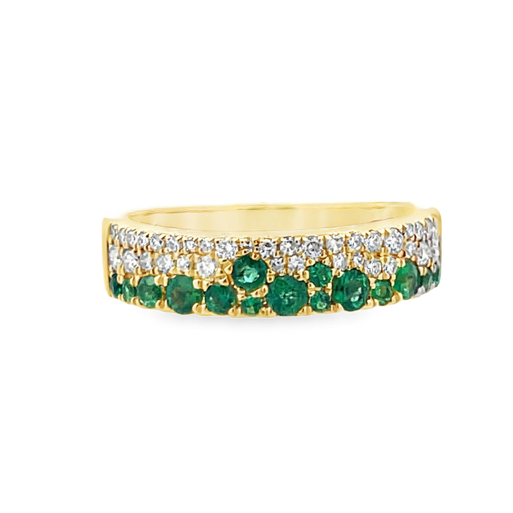 Emerald & Diamond Confetti Band