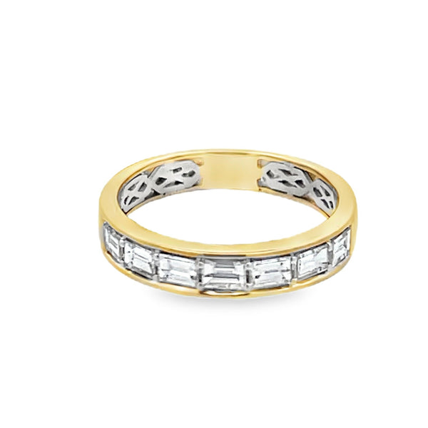 E/W Inlay Baguette Band