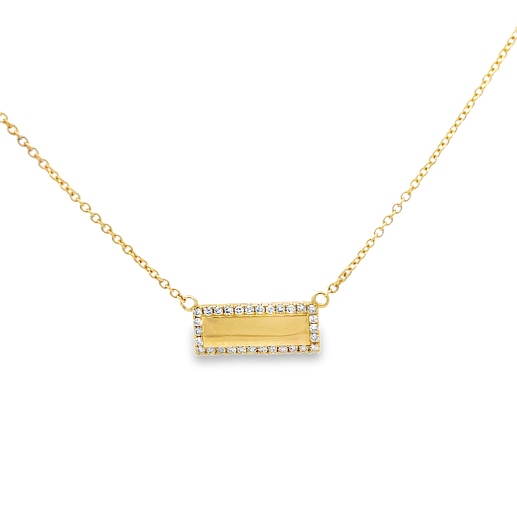 High Gloss Bar Necklace