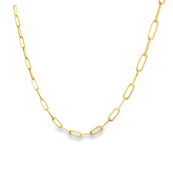 Dainty Paperclip Chain Necklace