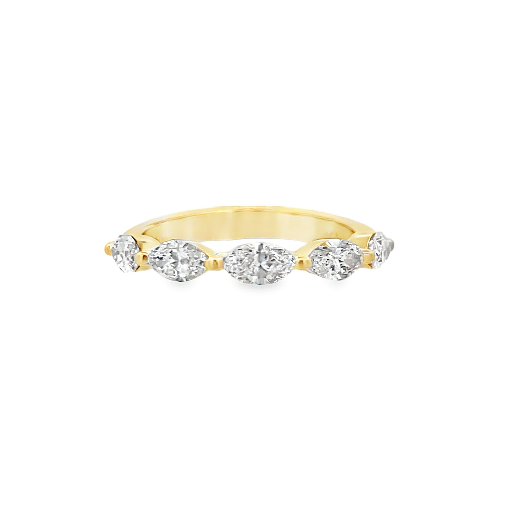 Lab-Grown E/W Marquise Band 