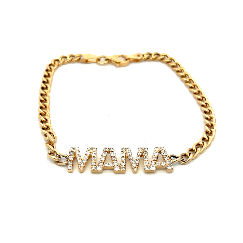 "Mama" Cuban Bracelet