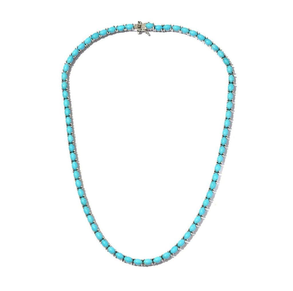 Turquoise Tennis Necklace