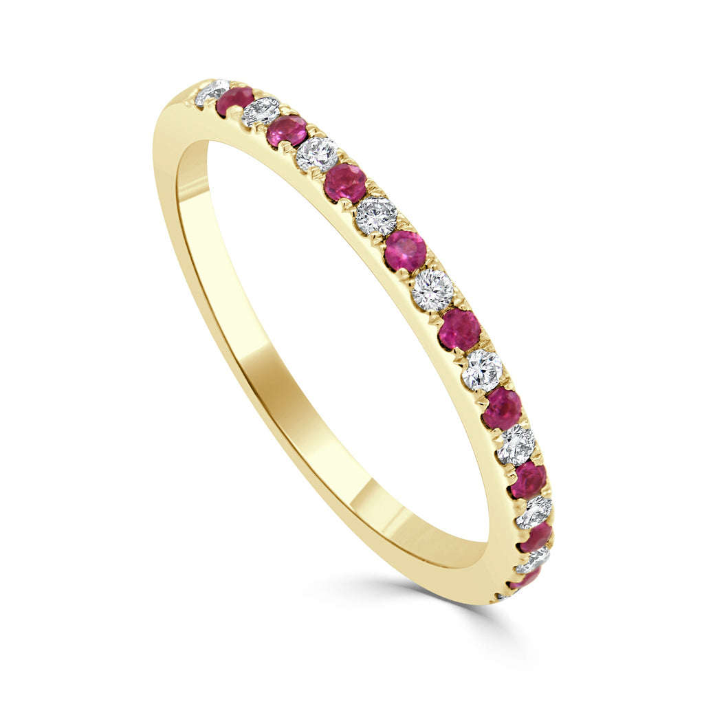 Lab-Grown Customizable Birthstone Band