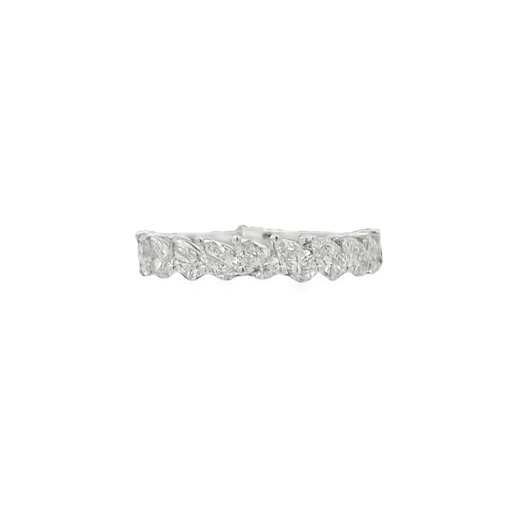 Lab-Grown Mini Tilted Pear Band