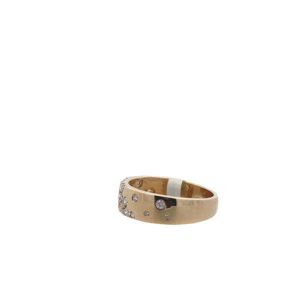 Scattered Diamond Cluster Cigar Band