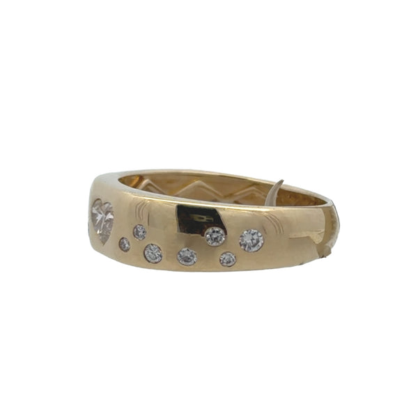 Heart Diamond & Scattered Diamond Cigar Band