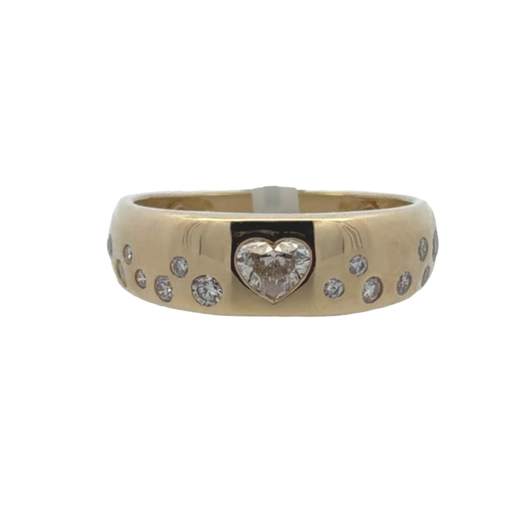 Heart Diamond & Scattered Diamond Cigar Band