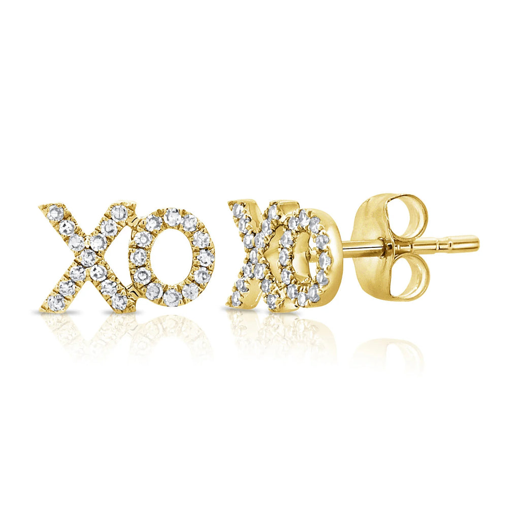 Diamond "XOXO" Studs