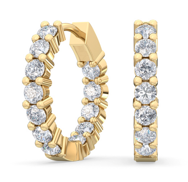 Lab-Grown Diamond 14.7MM Huggies