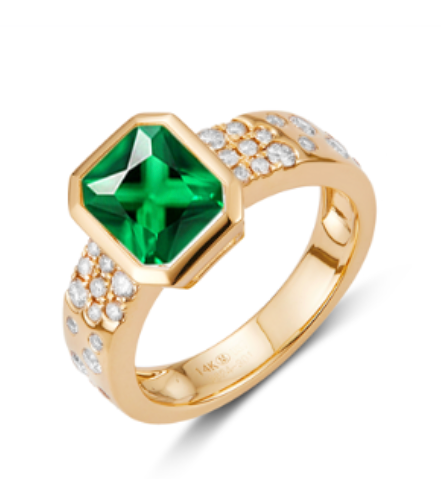 Emerald & Diamond Cigar Band