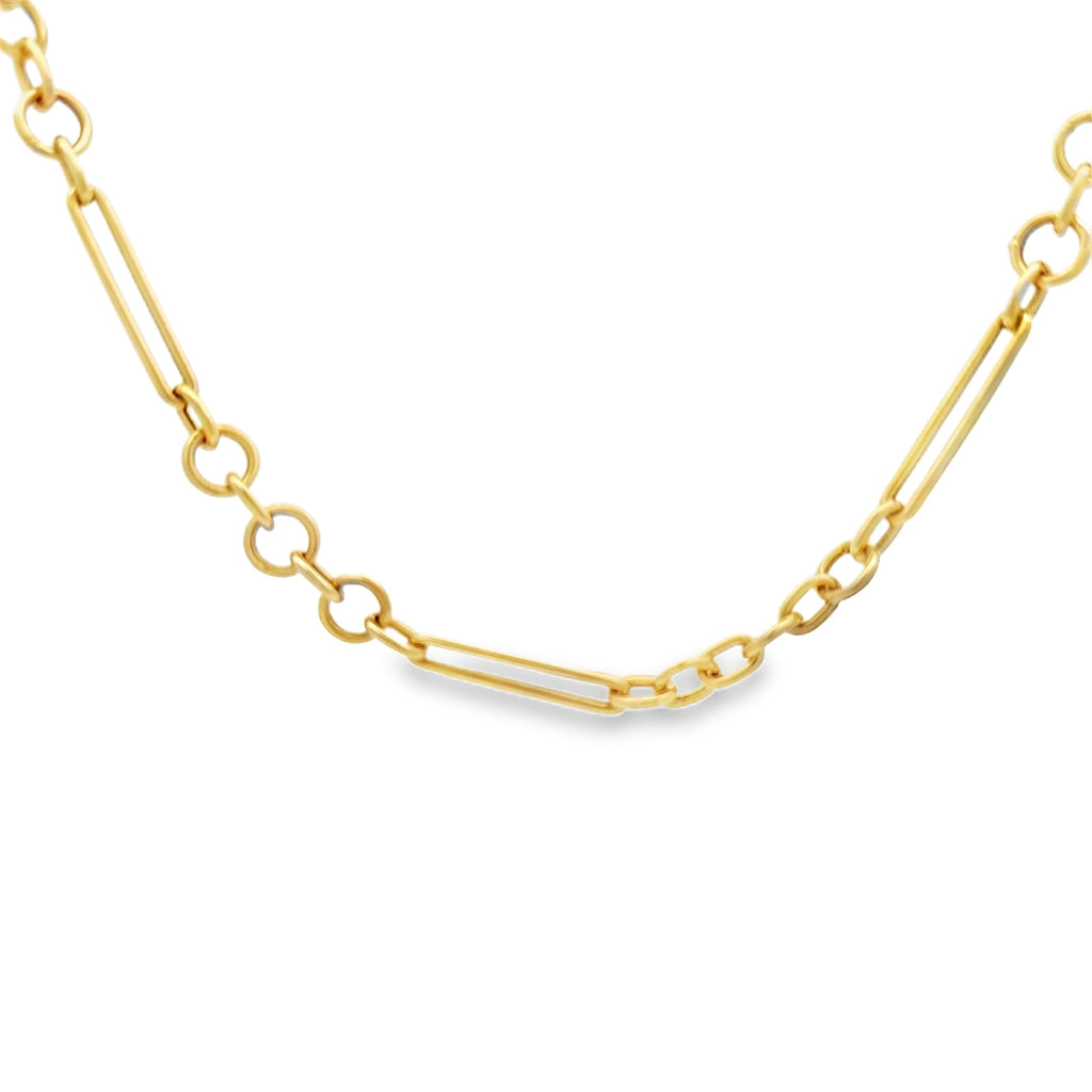 Alternating Link Chain Necklace