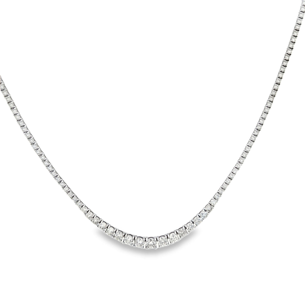 Graduated Tennis Necklace