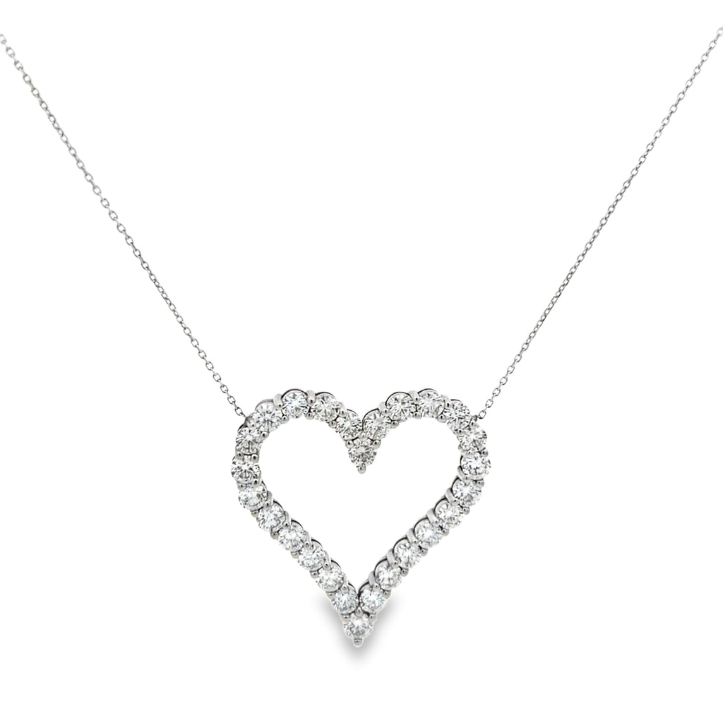 Large Heart Pendant Necklace