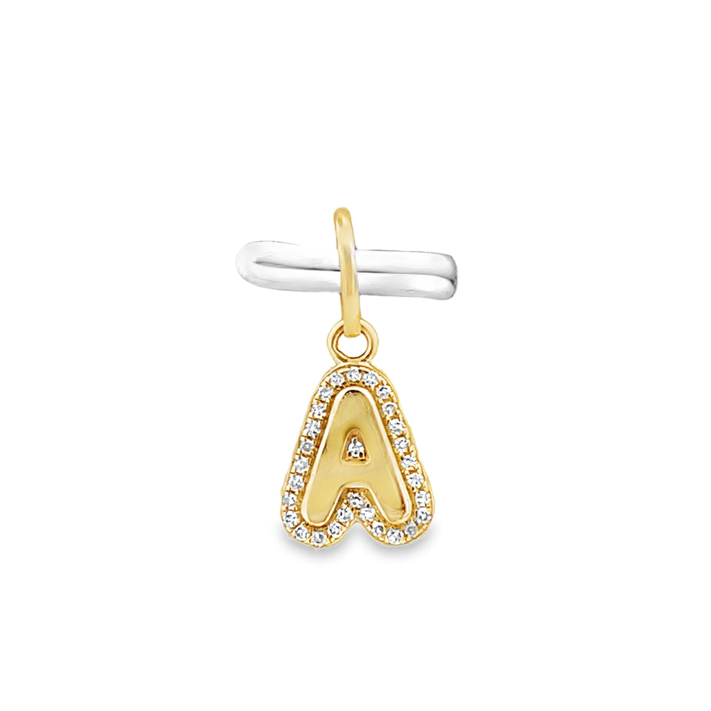 Bubble Diamond Initial Charm