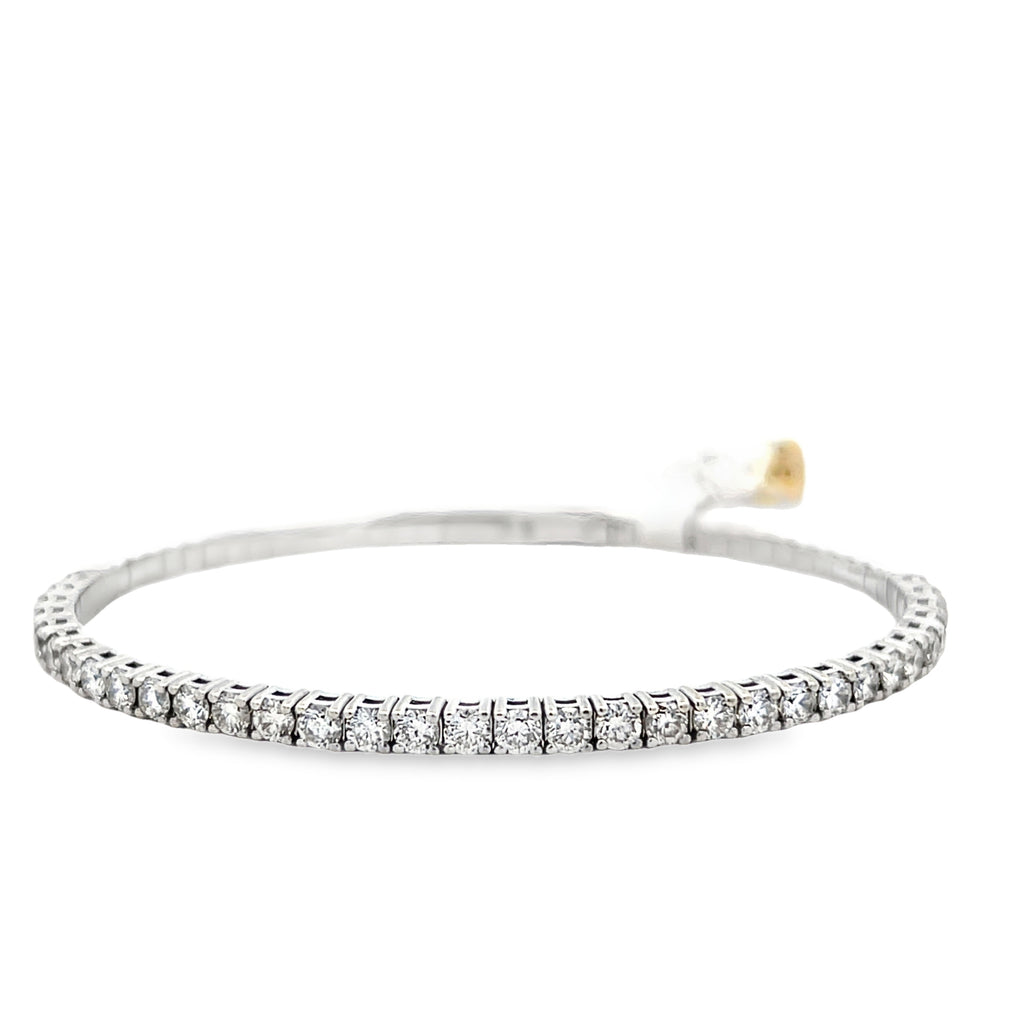 Halfway Diamond Flexi Bangle