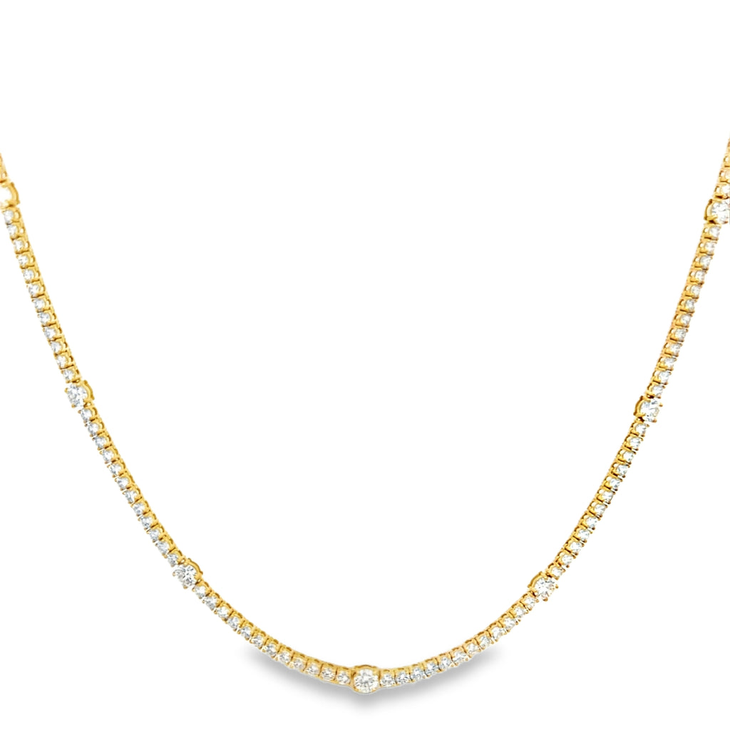 Lab-Grown Hugo Spritz Tennis Necklace