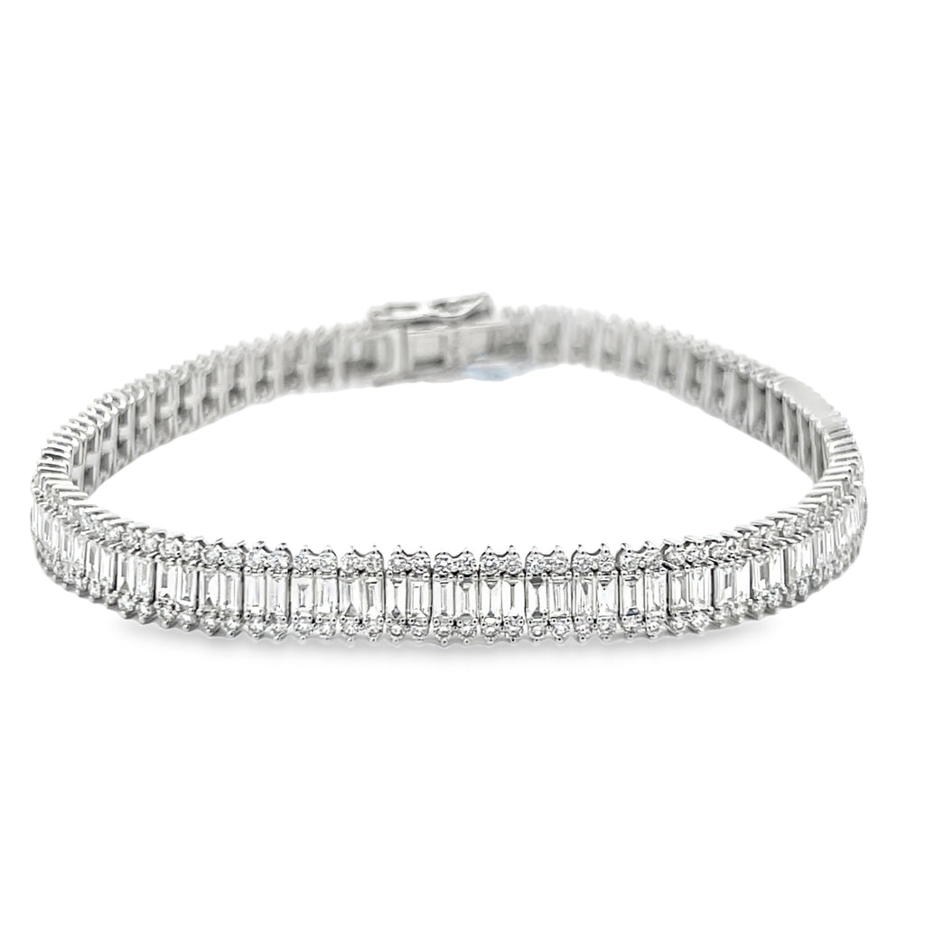 Lab-Grown Cosmopolitan Tennis Bracelet