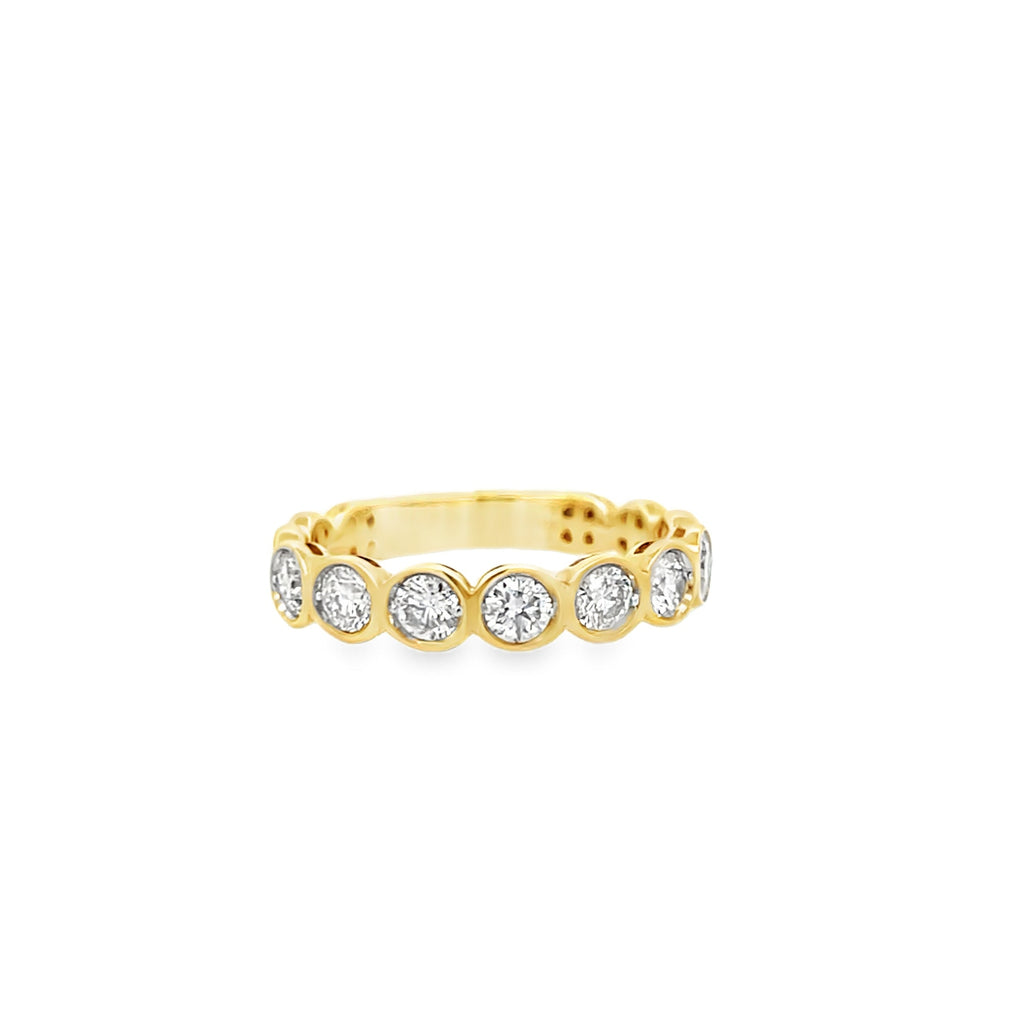 Round Bezel Diamond Band