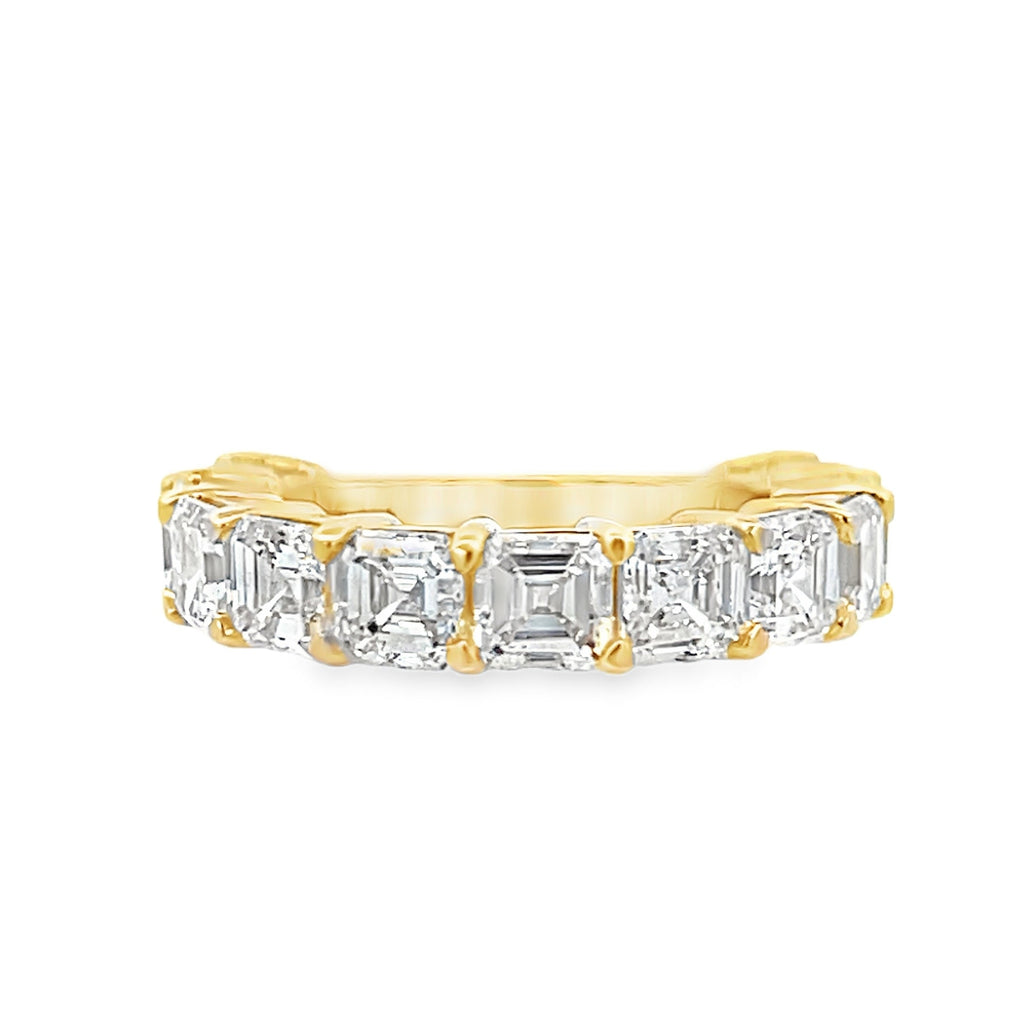 Lab-Grown Jumbo Asscher Band
