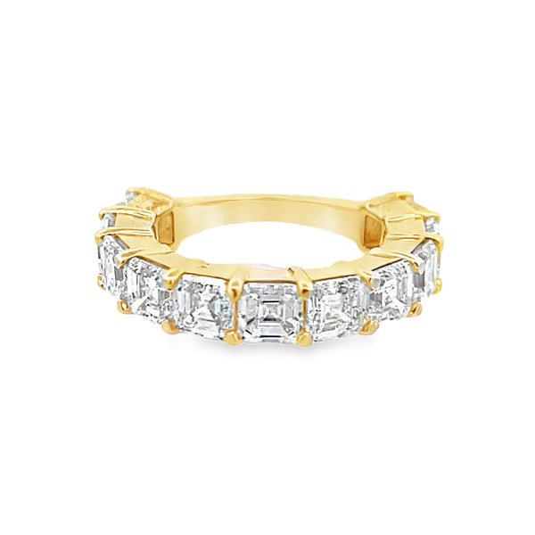 Lab-Grown Jumbo Asscher Band