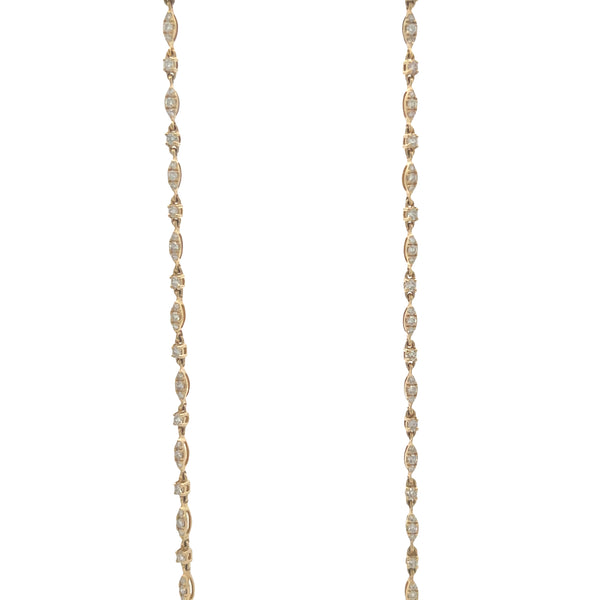 Round & Cluster Marquise Duster Earrings