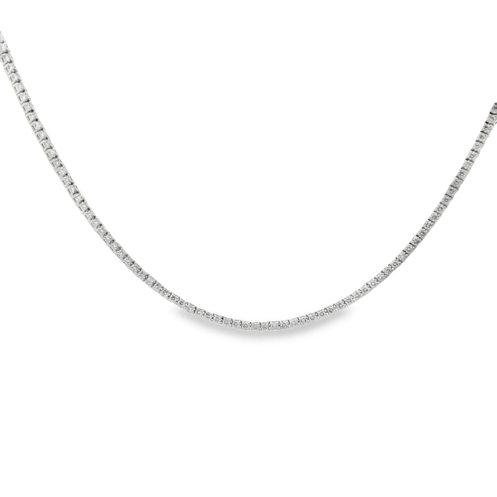 4.3 CTW Natural Diamond Tennis Necklace
