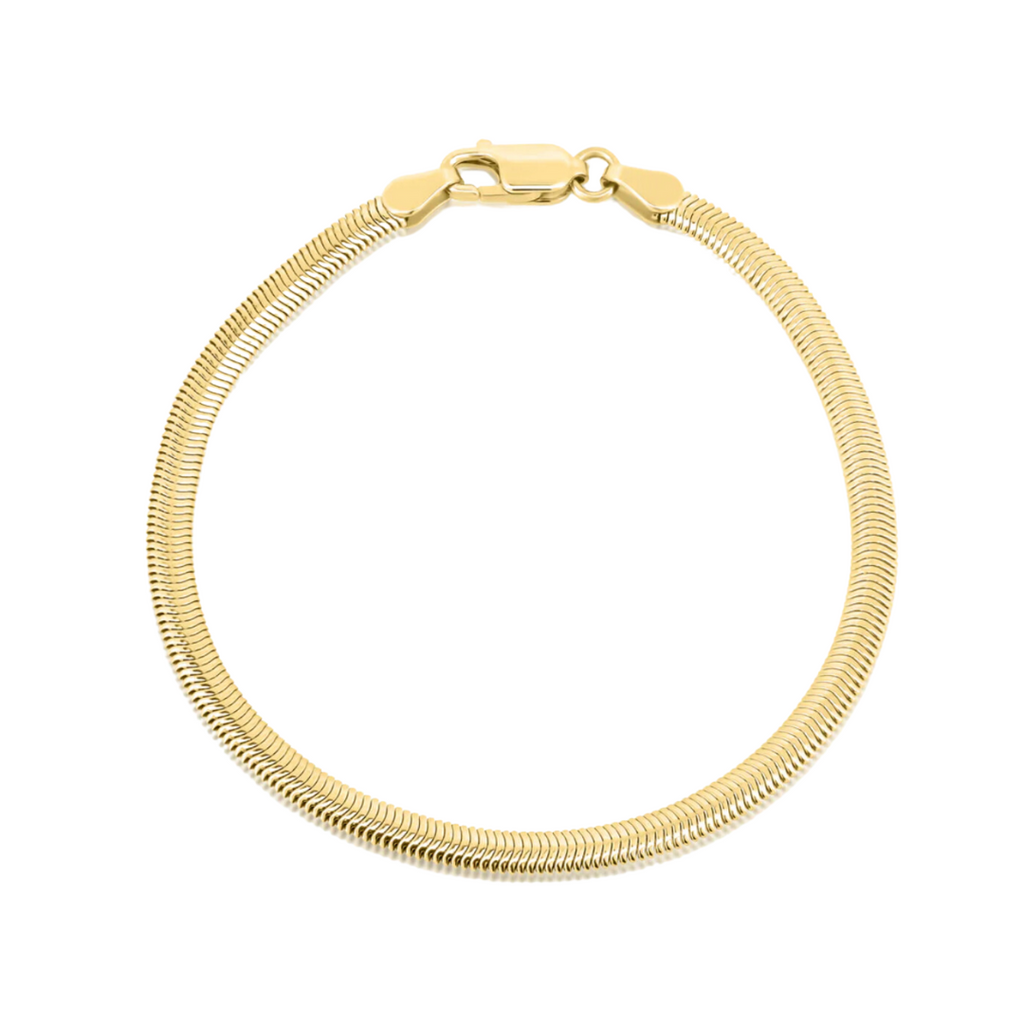 Classic Gold Snake Chain Bracelet