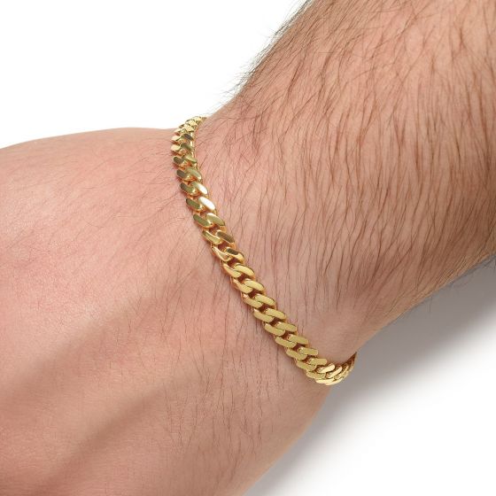 14K Gold 6.5mm Lite Miami Cuban Bracelet