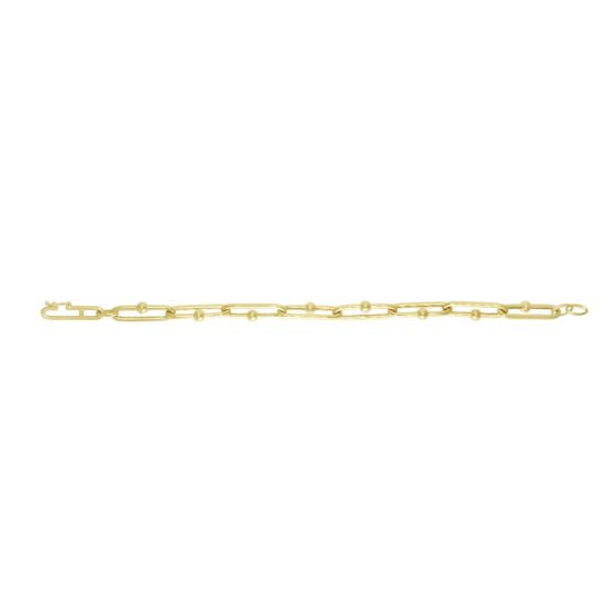 Elongated Jax Link Bracelet