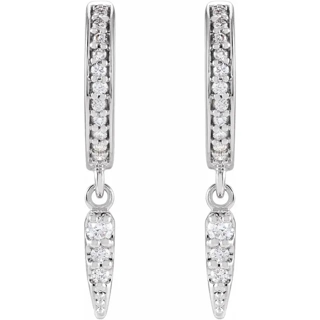 Diamond Spike Dangles