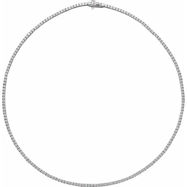 Everyday Lab-Grown Diamond Tennis Necklace